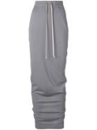 Rick Owens Drkshdw Long Drawstring Skirt - Blue