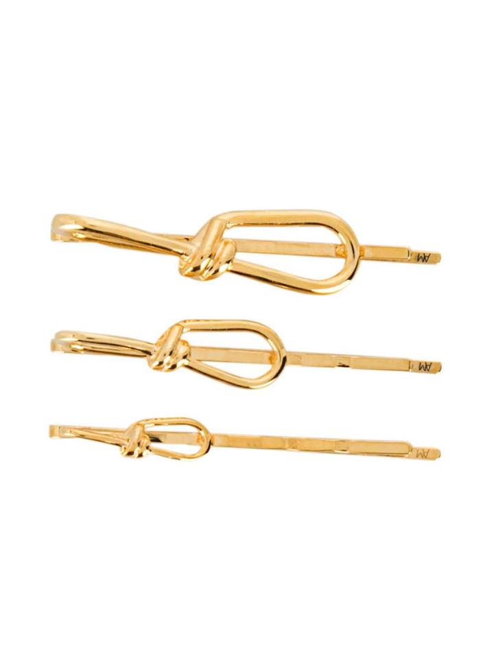 Annelise Michelson Small Hair Clips - Gold