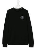 Diesel Kids Teen Only The Brave Logo Sweatshirt - Black