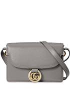 Gucci Double G Pendant Shoulder Bag - Grey
