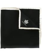 Dolce & Gabbana Crown Print Pocket Square - Black