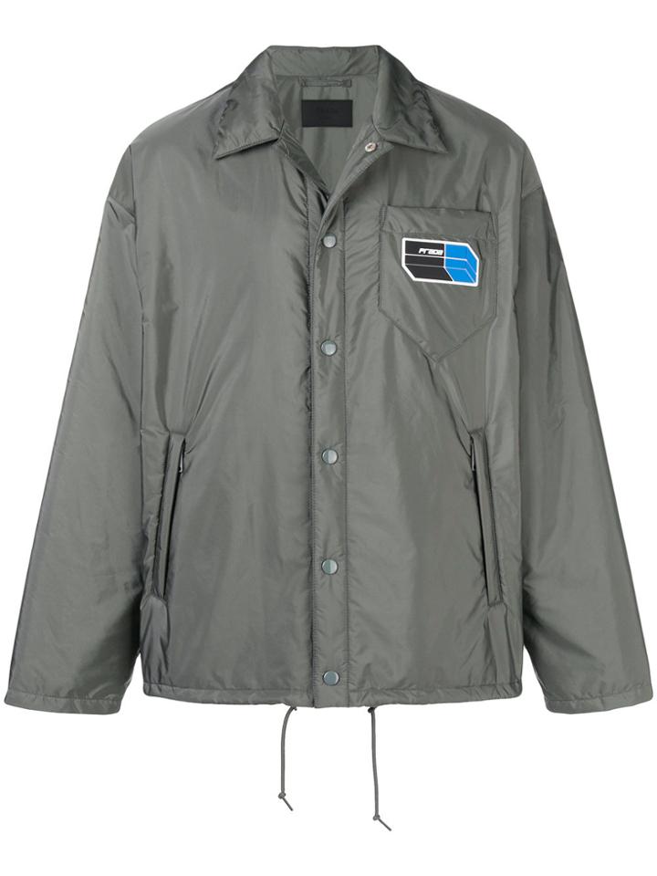 Prada Lightweight Logo Jacket - Grey