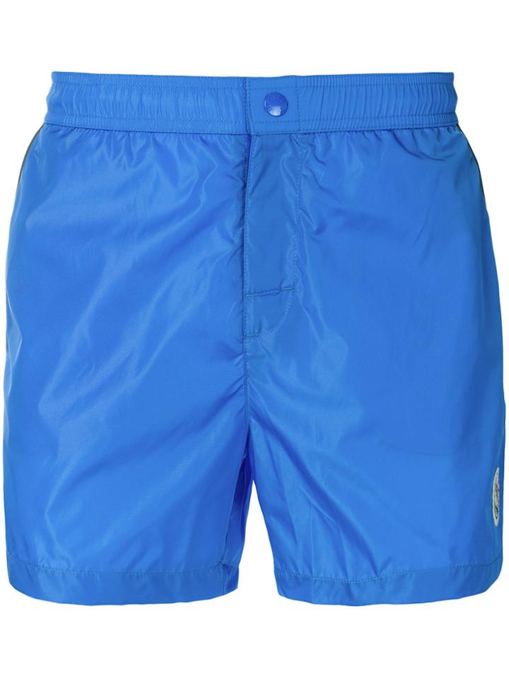 Moncler Piped Swim Shorts - Blue