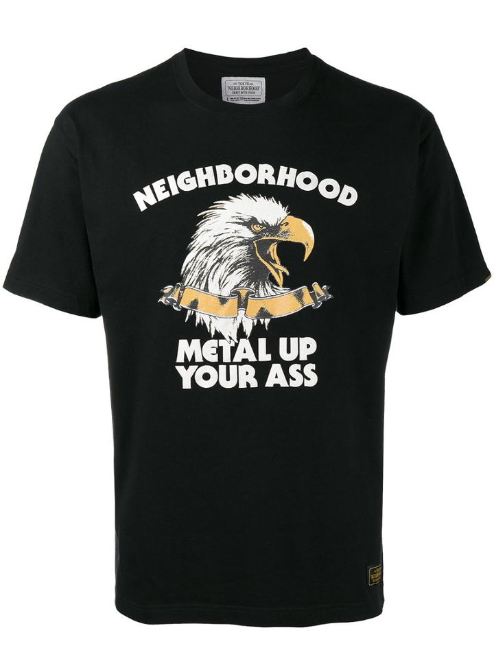Neighborhood - Metal Up Your Ass T-shirt - Men - Cotton - M, Black, Cotton