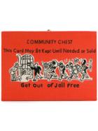Olympia Le-tan Community Chest Clutch Bag - Orange