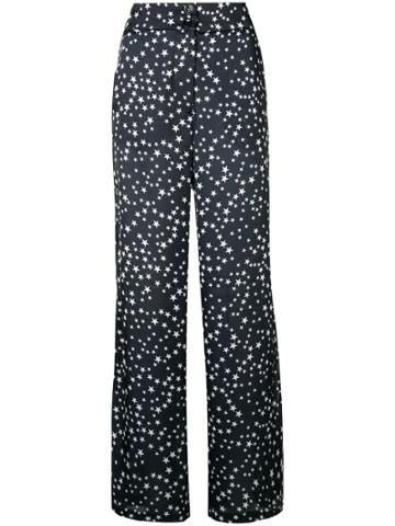 Lédition Star Print Trousers - Blue
