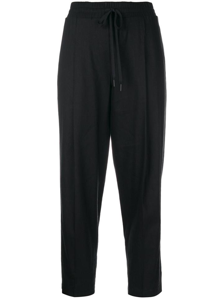 Dkny Classic Cropped Trousers - Black