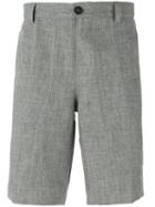 Brunello Cucinelli Tailored Shorts, Men's, Size: 52, Green, Cotton/linen/flax