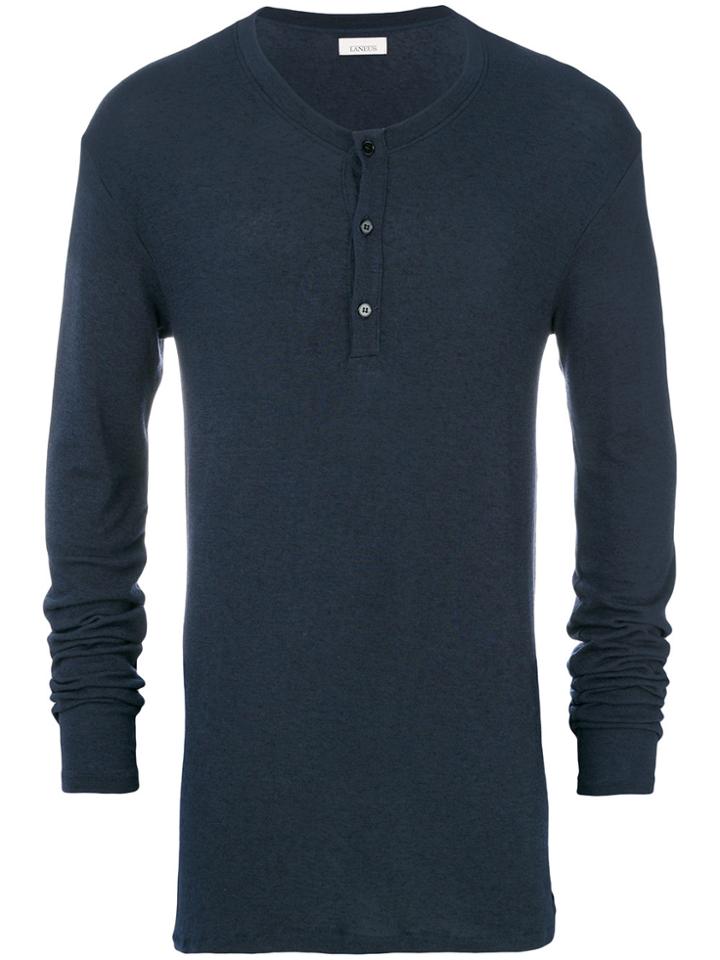 Laneus Round Neck Jumper - Blue