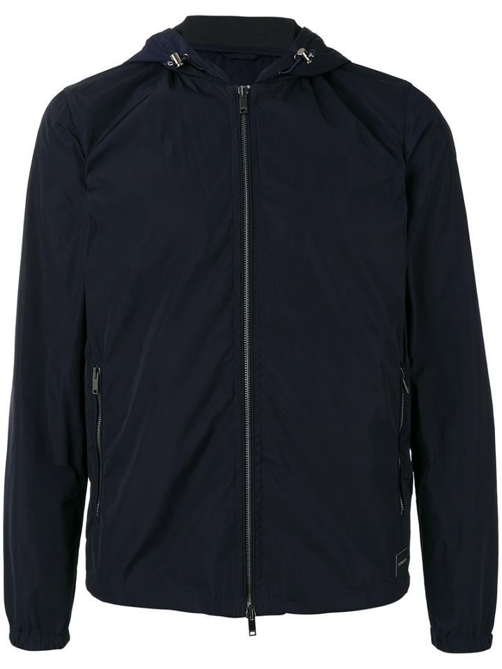 Dondup Hooded Jacket, Men's, Size: 50, Blue, Polyester