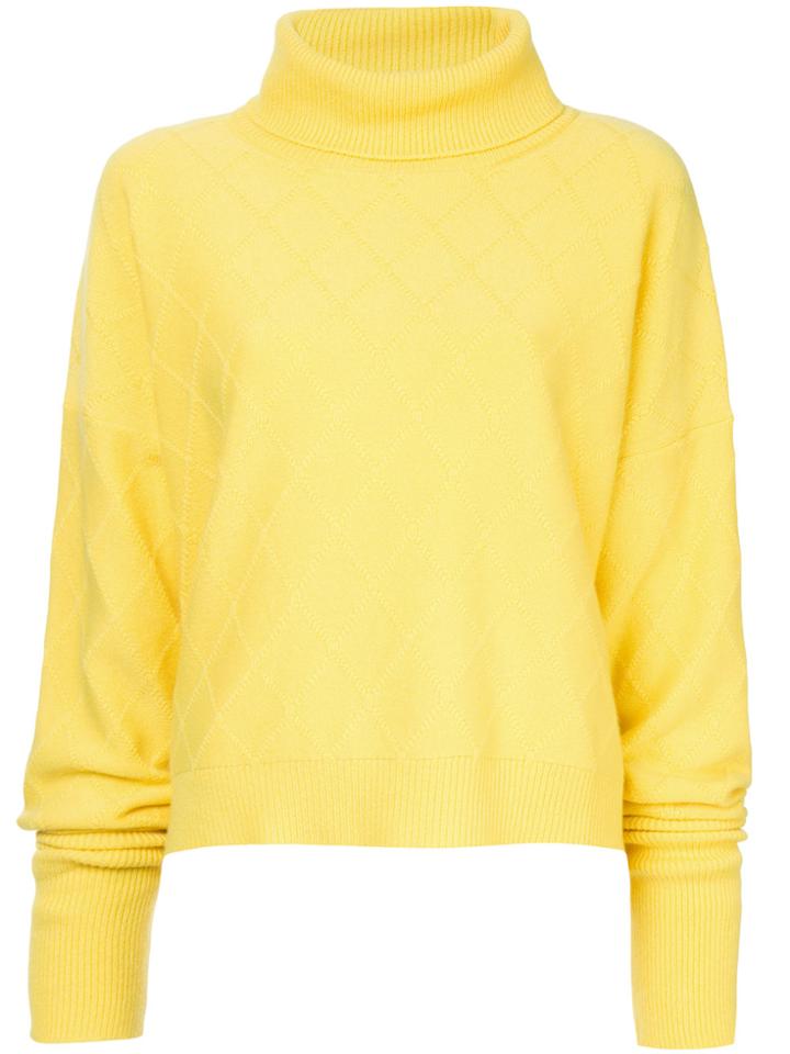 Maison Margiela Roll-neck Long-sleeve Sweater - Yellow & Orange