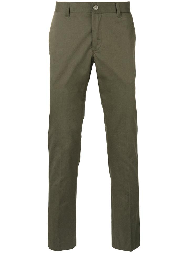 Moncler Slim Chino Trousers - Green