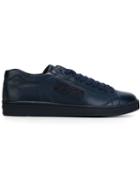 Kenzo Tenniz Sneakers, Men's, Size: 44, Blue, Rubber/leather/canvas