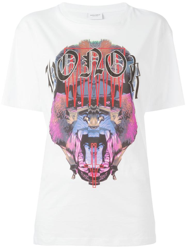 Marcelo Burlon County Of Milan Gorilla Print T-shirt - White