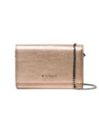 Givenchy Rose Gold Pandora Wallet On Chain - Pink & Purple