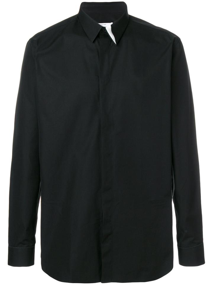 Givenchy Graphic Collar Shirt - Black