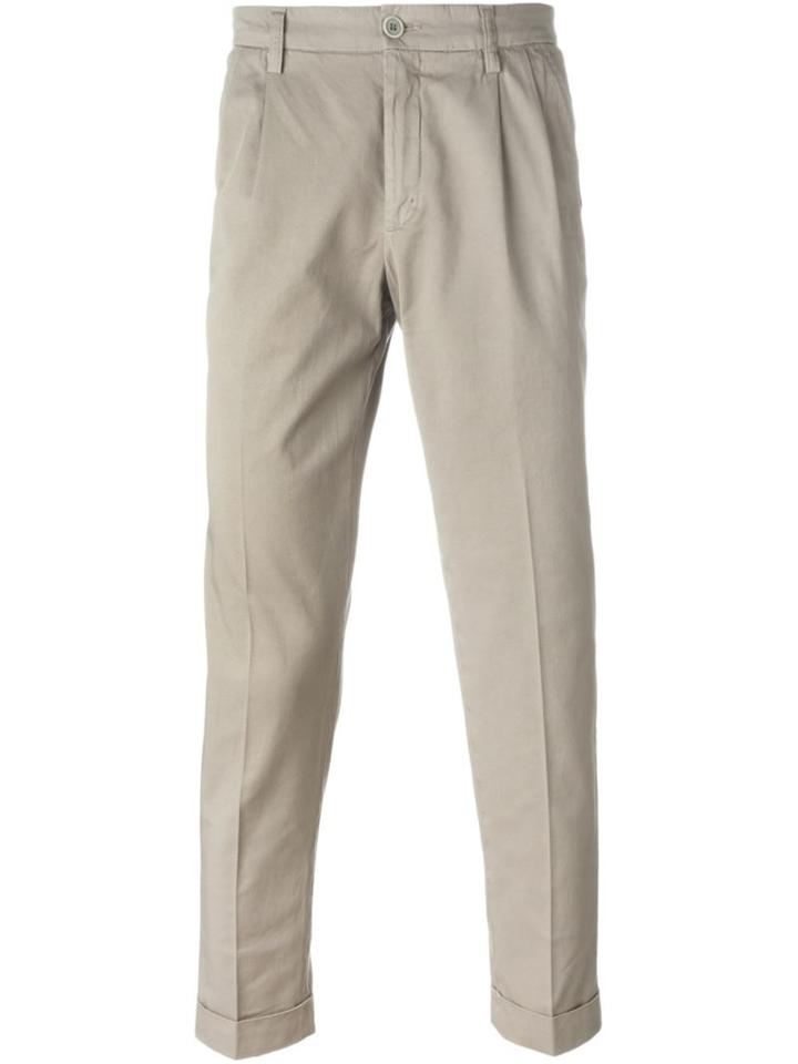 Aspesi Dover Chino Trousers, Men's, Size: 52, Nude/neutrals, Cotton