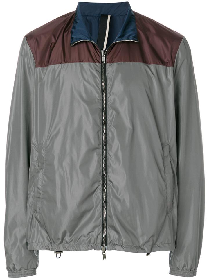 Low Brand Reversible Windbreaker Jacket - Grey