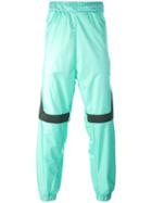 Astrid Andersen Contrast Detail Track Pants, Men's, Size: Medium, Green, Polyester/polyurethane