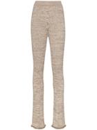 Jil Sander Ribbed Knit Trousers - Neutrals