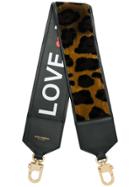 Dolce & Gabbana Velvet-panelled Bag Strap - Brown