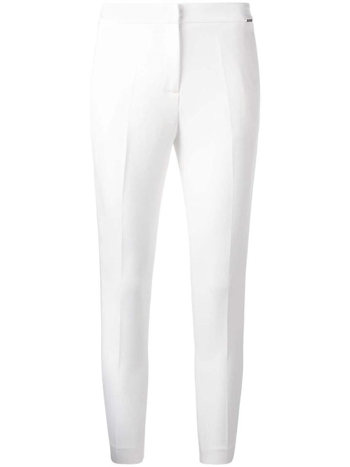 Liu Jo Cropped Cigaret Trousers - White