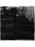 Lost & Found Ria Dunn Printed Scarf, Adult Unisex, Grey, Modal/cotton