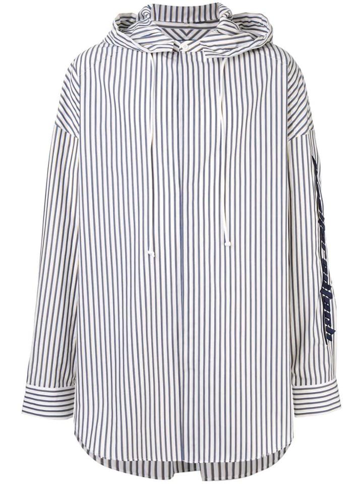Juun.j Striped Boxy Shirt - Multicolour