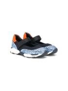 Marni Kids Teen Glitter-detail Ballerinas - Blue