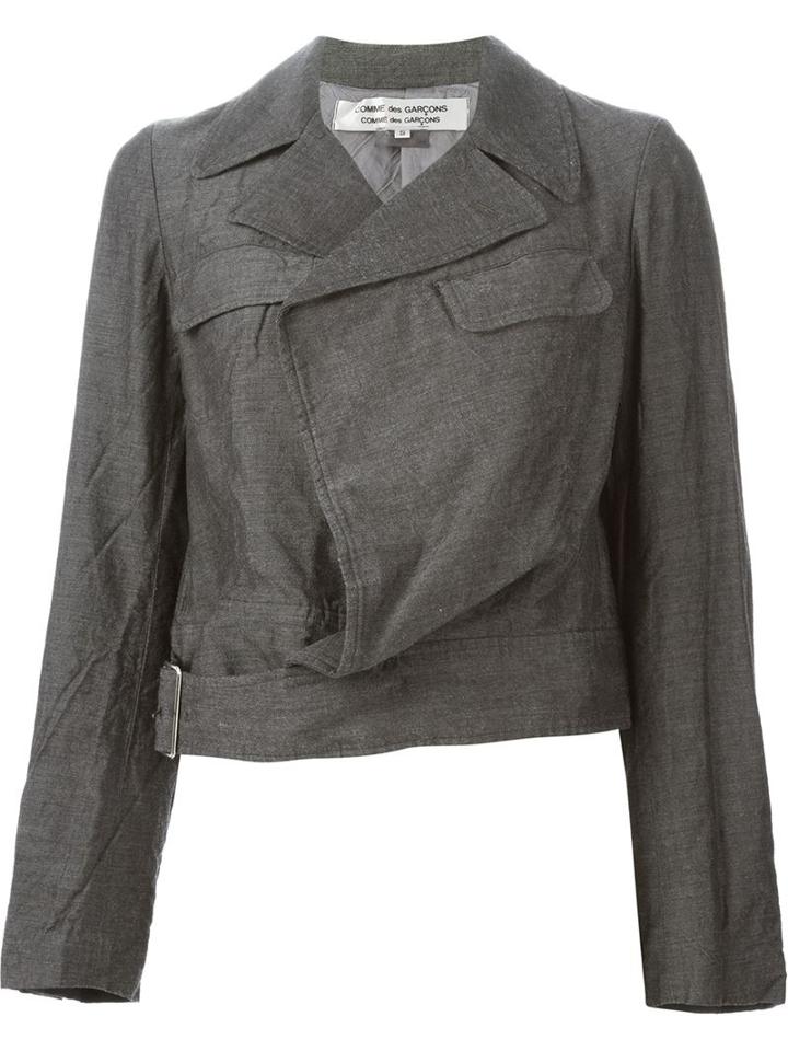 Comme Des Garcons Comme Des Garcons Cropped Biker Jacket
