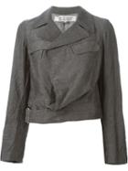Comme Des Garcons Comme Des Garcons Cropped Biker Jacket