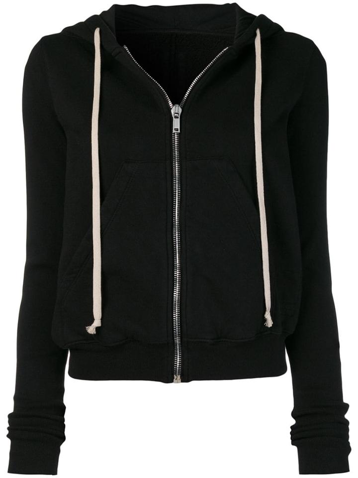 Rick Owens Drkshdw Zip Front Hoodie - Black