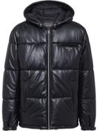 Prada Padded Leather Jacket - Black
