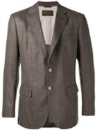 Loro Piana Madrid Blazer, Men's, Size: 56, Brown, Silk/linen/flax/cupro/goat Suede