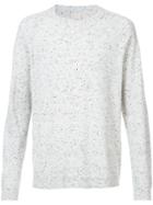 Baldwin Speckled Sweater - White