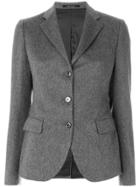 Tagliatore Knitted Button Blazer - Grey