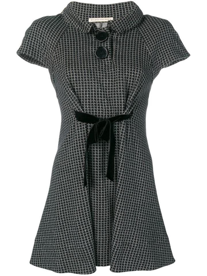 Balenciaga Vintage Jacquard Knit Dress - Black