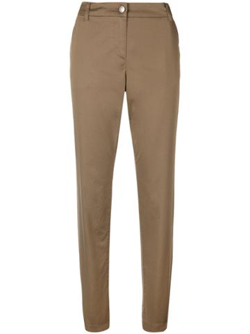 Marc Cain Straight Trousers - Brown