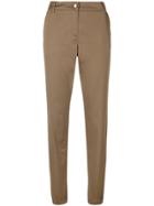 Marc Cain Straight Trousers - Brown