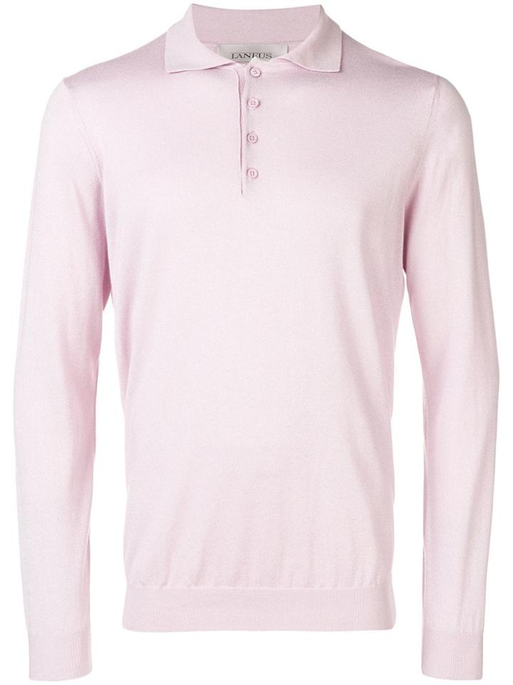 Laneus Long-sleeve Polo Shirt - Purple