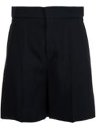 Chloé High Waisted Tailored Shorts, Women's, Size: 34, Black, Spandex/elastane/virgin Wool