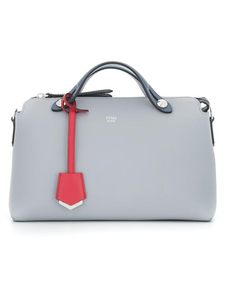 Fendi Bolsa By The Way Média, Women's, Blue, Calf Leather