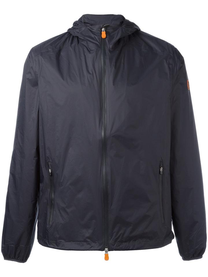 Save The Duck Hooded Zip Jacket, Men's, Size: Xl, Blue, Nylon/polyester