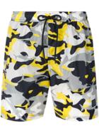 Paul & Shark Camouflage Swim Shorts - Grey