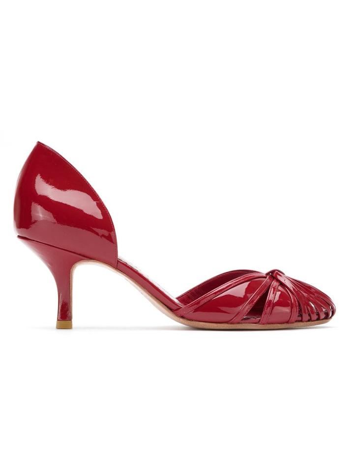 Sarah Chofakian Sarah Pumps - Red