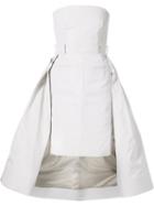 Vera Wang Strapless Overlay Pencil Dress, Women's, Size: 12, Grey, Silk/polyester