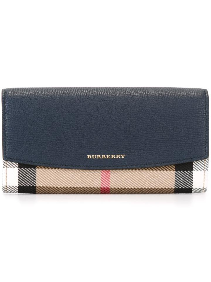 Burberry House Check Flap Wallet