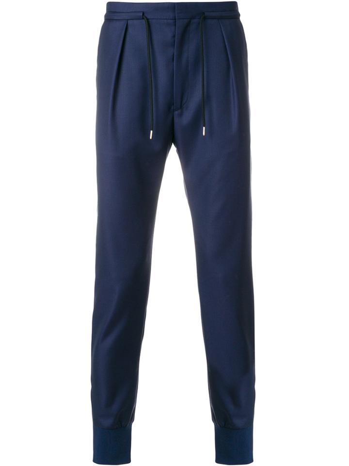 Paul Smith Drawstring Track Trousers - Blue