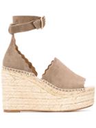 Chloé Lauren Espadrille Sandals - Neutrals