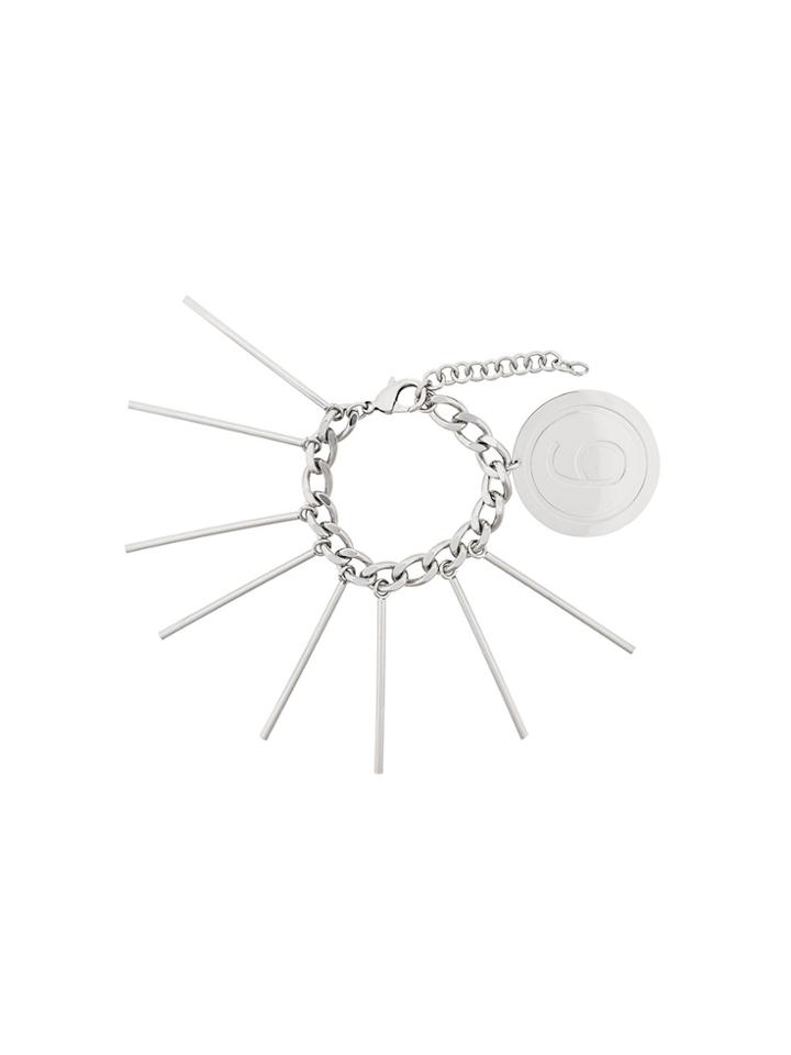 Mm6 Maison Margiela Chunky Coin Bracelet - Metallic